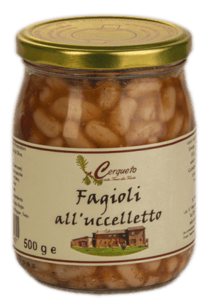 Fagioli all'uccelletto in vaso