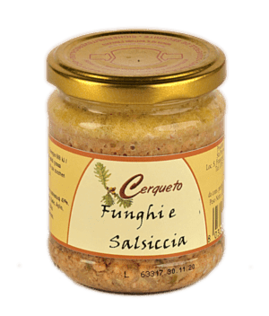 Salsa funghi e salsiccia
