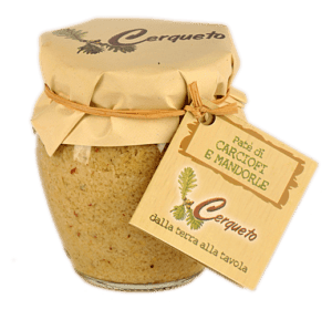 Paté di carciofi e mandorle