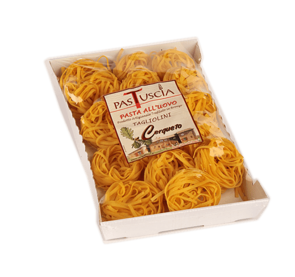 Tagliolino all'uovo in vassoio