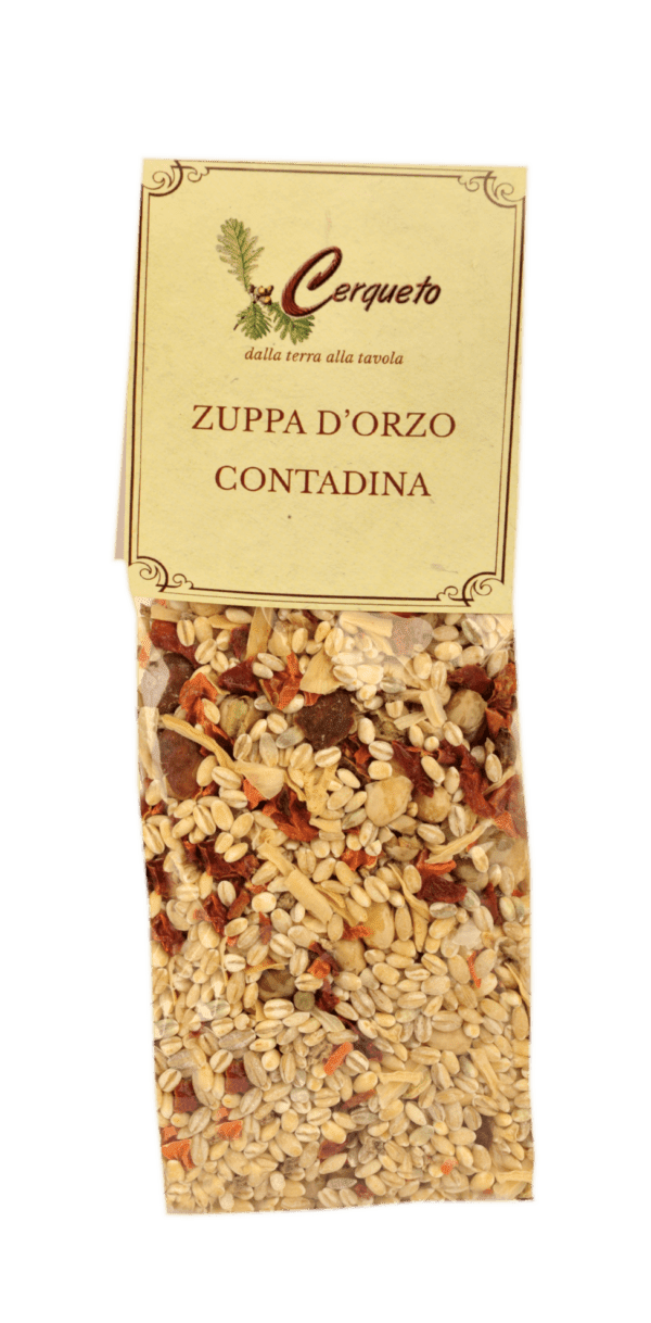 Zuppa d'orzo contadina
