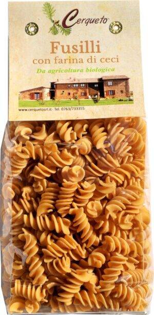 Fusilli con farina di ceci biologici
