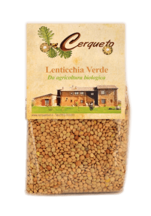Lenticchia verde biologica