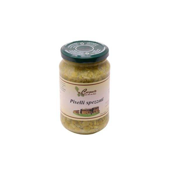 Piselli spezzati in vaso